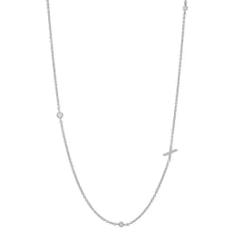 ANDYWEN 925 Sterling Silver Gold Letter Plain Pendant Choker Charm Initial A M Alphabet Necklace 26 Letter Women Fine Jewelry