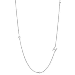 ANDYWEN 925 Sterling Silver Gold Letter Plain Pendant Choker Charm Initial A M Alphabet Necklace 26 Letter Women Fine Jewelry