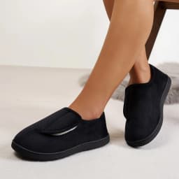 Winter Comfort Memory Foam Slippers Suitable for Diabetics, Arthritis, and Edema – Hand-Washable Fabric Upper/Lining/Insole, All