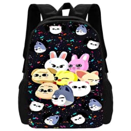 Child School S-Skzoo-o k-Kpop Stray Kids Backpack With Shoulder Bag Pencil Bags School Bags for Boys Girls Best Gift