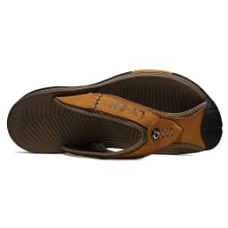 Summer Sandals Genuine Leather Flip Flops Men Classic Roman Sandals Comfortable Slipper Outdoor Casual Non-slip Beach Male Shoes