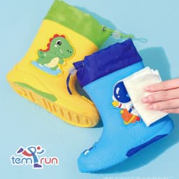 Cartoon Unicorn Girl Rabbit Children's Rain Boots Astronaut Dinosaur Pattern Rubber Rain Boots Boy Children's Waterproof Shoes