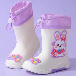 Cartoon Unicorn Girl Rabbit Children's Rain Boots Astronaut Dinosaur Pattern Rubber Rain Boots Boy Children's Waterproof Shoes
