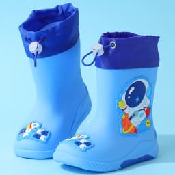 Cartoon Unicorn Girl Rabbit Children's Rain Boots Astronaut Dinosaur Pattern Rubber Rain Boots Boy Children's Waterproof Shoes
