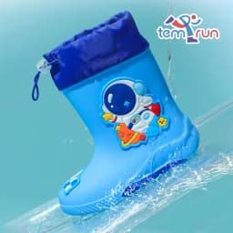 Cartoon Unicorn Girl Rabbit Children's Rain Boots Astronaut Dinosaur Pattern Rubber Rain Boots Boy Children's Waterproof Shoes