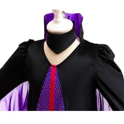 Halloween Maleficent Costume Girls Spliced Stand Collar Clothes Sleeping Beauty Princess Dress Carnival Role-playing Clothing