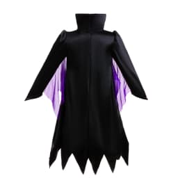 Halloween Maleficent Costume Girls Spliced Stand Collar Clothes Sleeping Beauty Princess Dress Carnival Role-playing Clothing