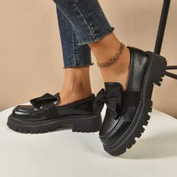 2026 Women Plus Size Loafers Women British Style Platform Shoes Office Ladies Light Casual Designer Shoes Women Zapatos De Mujer
