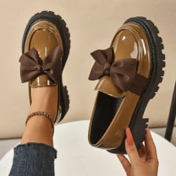 2026 Women Plus Size Loafers Women British Style Platform Shoes Office Ladies Light Casual Designer Shoes Women Zapatos De Mujer