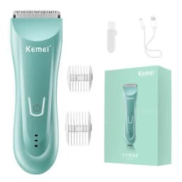 Kemei Km-811 Wet Dry Groin Body Trimmer Face Beard Hair Trimmer Clipper Rechargeable Pubic Ball Electric Shaver Body Groomer