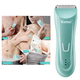 Kemei Km-811 Wet Dry Groin Body Trimmer Face Beard Hair Trimmer Clipper Rechargeable Pubic Ball Electric Shaver Body Groomer