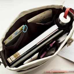 Drawstring Canvas Storage Organizers Multi-Pockets Liner Bag Lightweight Portable Travel Storage Bag
