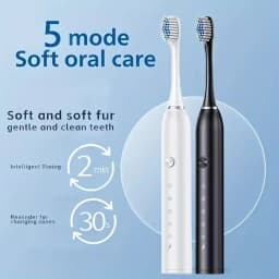 New 2026 Sonic Electric Toothbrush Adult Timer Brush 5 Mode USB Charger Rechargeable Tooth Brushes Replacement Heads Set