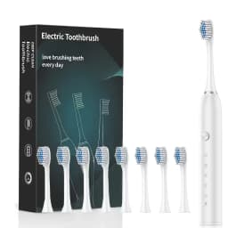 New 2026 Sonic Electric Toothbrush Adult Timer Brush 5 Mode USB Charger Rechargeable Tooth Brushes Replacement Heads Set
