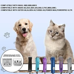 Dog Replacement Ceramic Blade For Andis /Oster A5 A6, Golden A5, Turbo A5, Power Max, PowerPro Ultra/Wahl KM Series Clippers