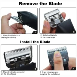 Dog Replacement Ceramic Blade For Andis /Oster A5 A6, Golden A5, Turbo A5, Power Max, PowerPro Ultra/Wahl KM Series Clippers