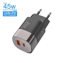 Lenovo Multi-Port 45W A+C Charger QC3.0 Fast Charging Adapter PD20Q 5V/2A Portable Power Adapter EU/US/UK Plug For iPhone iPad