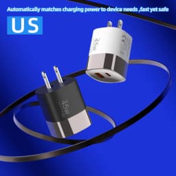 Lenovo Multi-Port 45W A+C Charger QC3.0 Fast Charging Adapter PD20Q 5V/2A Portable Power Adapter EU/US/UK Plug For iPhone iPad