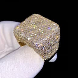 Huitan Square Shaped Women Rings With Shining Cubic Zirconia For Wedding Engagement Party Noble Luxury Accessories Jewelry Gift