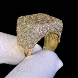 Huitan Square Shaped Women Rings With Shining Cubic Zirconia For Wedding Engagement Party Noble Luxury Accessories Jewelry Gift