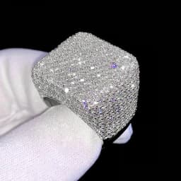 Huitan Square Shaped Women Rings With Shining Cubic Zirconia For Wedding Engagement Party Noble Luxury Accessories Jewelry Gift