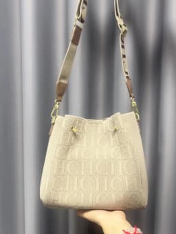 CH Canvas Women's Shoulder Strap Crossbody Bag Fashionable Versatile Elegant Design Luxury Brand Women's Shoulder Bag