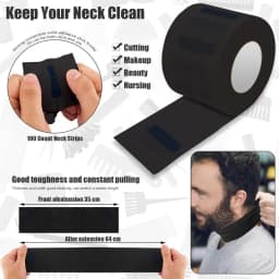 WANMEI Barber Cloak Set with Dust Removal Brush and Comb Professional Barber Accessories Clean Supplies Salon Haircut Styling