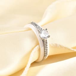 New Hot 6mm Black and White Ceramics Ring For Women Fashion Micro Inlaid Zircon Wedding Couple Rings Aesthetic Jewelry Gift