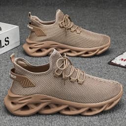 Men Casual Sport Shoes Breathable Lightweight Sneakers Outdoor Mesh Black Running Shoes Athletic Jogging Tenis Walking Shoes