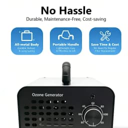 12V Car Ozone Generator 15000mg/h Portable Ozone Machine O3 Air Purifier Ozonator Odor Eliminator for Car Remove Formaldehyde