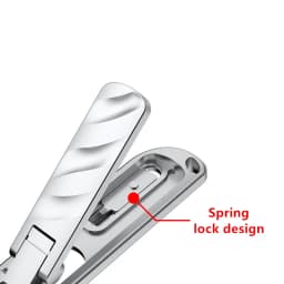 Stainless Steel Ultra Thin Nail Clippers Portable Nail Cutters With Superior Texture keychain Manicure Tool
