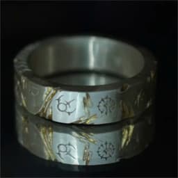 Retro Star Dome Rune Impression Ring for Men and Women Exquisite Fashion Creative Simple Versatile Ring