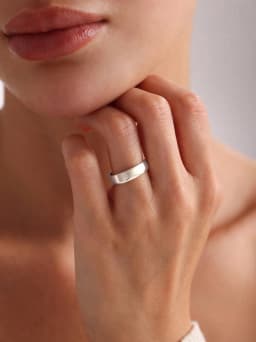 Shestyle 925 Sterling Silver Plain 1mm 2mm 3mm 4mm Aperture Fashion Ring For Women Daily Wear Party High Quality Fine Jewelry