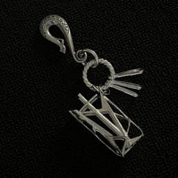 Transformable Cyberpunk-Style Metal Lighter Case & Keychain, Waist Fashion Accessory with High-Street Premium Texture