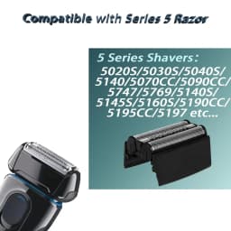 52B Replacement Head Part For Electric Shaver Razors 5090/5190cc,5040/5140s,5030s,5147s,5145s,5195cc,5197cc