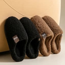 Men's Autumn Winter Slippers Indoor House Shoes, Non-Slip Warm Soft Plush Slip-Ons, Couple's Cozy Breathable Quiet Home Slippers