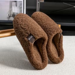 Men's Autumn Winter Slippers Indoor House Shoes, Non-Slip Warm Soft Plush Slip-Ons, Couple's Cozy Breathable Quiet Home Slippers