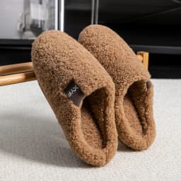 Men's Autumn Winter Slippers Indoor House Shoes, Non-Slip Warm Soft Plush Slip-Ons, Couple's Cozy Breathable Quiet Home Slippers