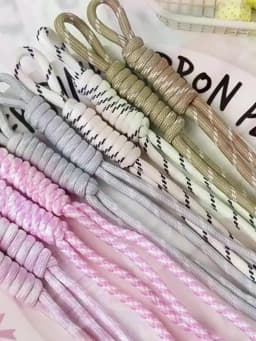 DIY Bag Pendant Nylon Handmade Braided Rope Keychain Colorful Keyring For Women Bag Charm Handbag Hanging Dec Key Holder