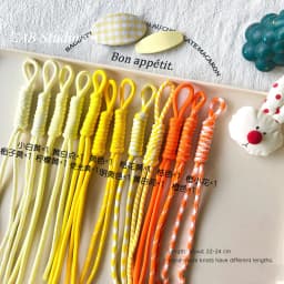 DIY Bag Pendant Nylon Handmade Braided Rope Keychain Colorful Keyring For Women Bag Charm Handbag Hanging Dec Key Holder