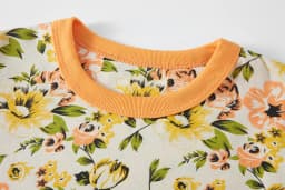 Pajamas Set for Kids 100% Cotton Full Print Flower Soft Girls Nightwear Long Sleeve Comfortable Sleepwear Pjs Age 1-8 Years