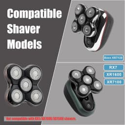 Replacement Razor Blades Compatible with Remington Balder Pro Head Razor Model XR7120 XR7100/XR1600/RX7 Shavers