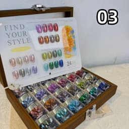 High-End Nail Art Set, 24 Colors Moonlight Mirror Powder Kit, Ultra-Fine Glitter, Japanese Style, Perfect for All Occasions