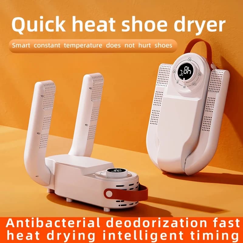 2025 Intelligent Timer Shoe Dryer  Adjustable Dryer Quick Drying Deodorizing Sterilizing Shoe Dryer Household Shoe Warmer Heater