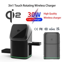 Wholesale Charging Mobile Phone Stand Magnetic Fast Charger Station 3 in 1 Charger Holder for iphone 17 16 15 14 Pro Max Samsung