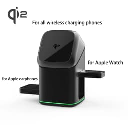 Wholesale Charging Mobile Phone Stand Magnetic Fast Charger Station 3 in 1 Charger Holder for iphone 17 16 15 14 Pro Max Samsung
