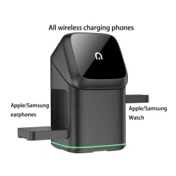 Wholesale Charging Mobile Phone Stand Magnetic Fast Charger Station 3 in 1 Charger Holder for iphone 17 16 15 14 Pro Max Samsung