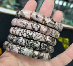 2025 New Natural Red Jasper Obsidian Tigereye Citrine About11*16mm Energy Gemstone Jewelry Bracelet For Women Man Gift Wholesale