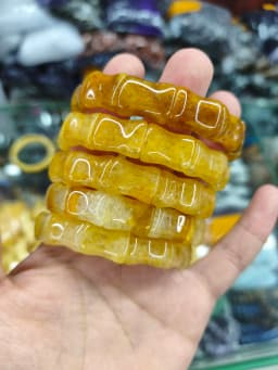2025 New Natural Red Jasper Obsidian Tigereye Citrine About11*16mm Energy Gemstone Jewelry Bracelet For Women Man Gift Wholesale