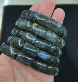 2025 New Natural Red Jasper Obsidian Tigereye Citrine About11*16mm Energy Gemstone Jewelry Bracelet For Women Man Gift Wholesale